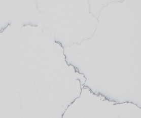 Statuary Classique slab with white color and gray and blue accents