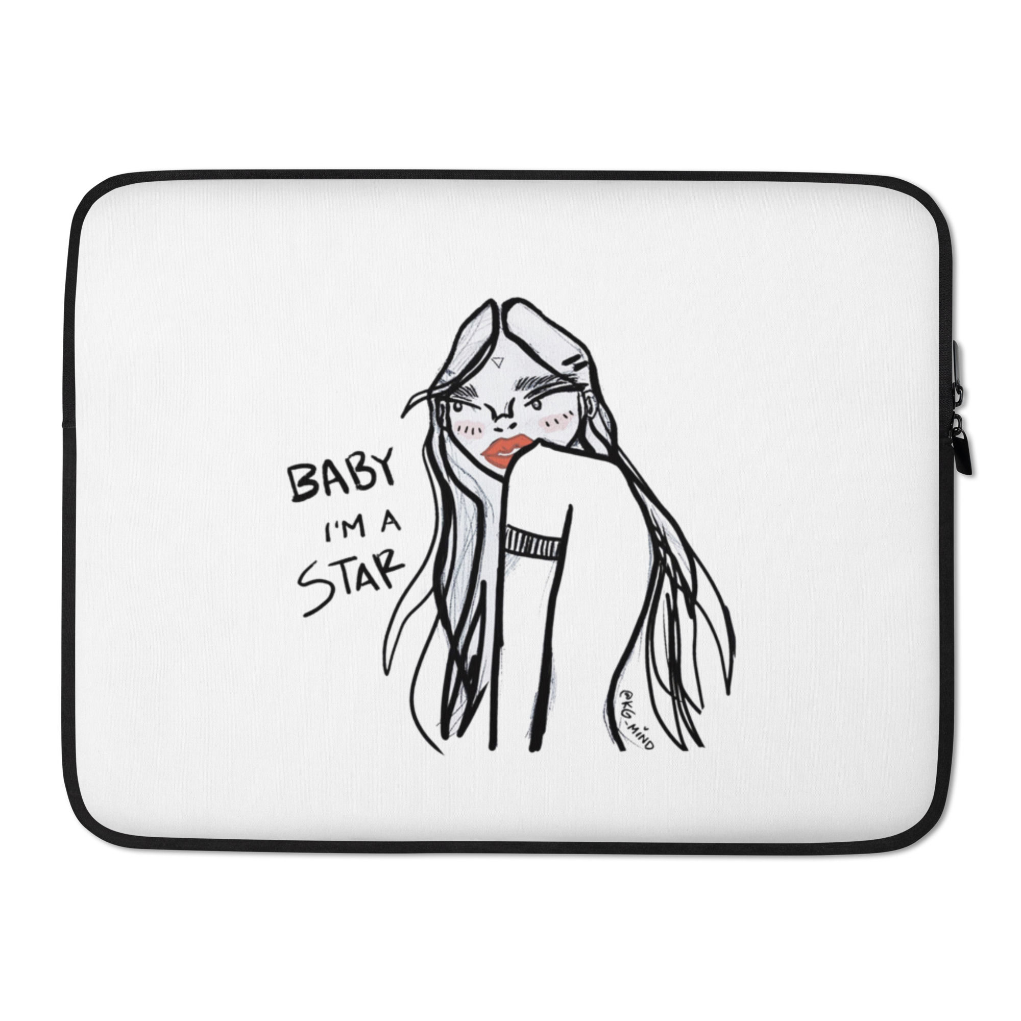 Laptop Sleeve - Baby I'm a Star - Art by KG_Mind