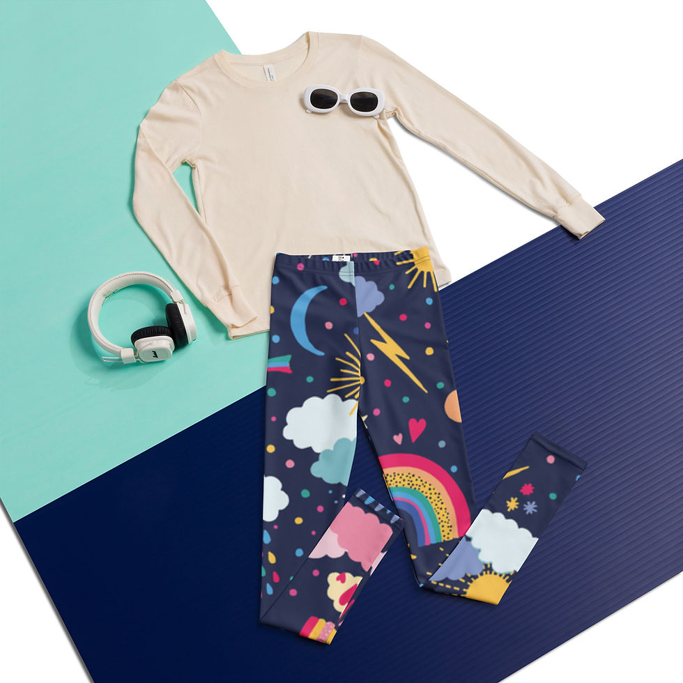 Thumbnail: Style option - Dreams - Youth Leggings