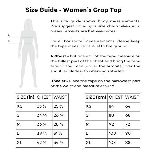 Thumbnail: Size Guide - Women's Crop Top