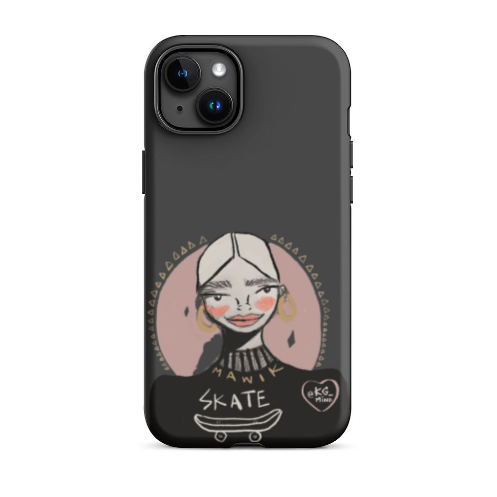 Thumbnail: Tough iPhone Case - Skater Girl - Art by KG_Mind