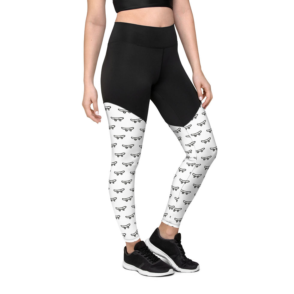 Thumbnail: Women's Sports Leggings - Skateboard - Art by KG_Mind