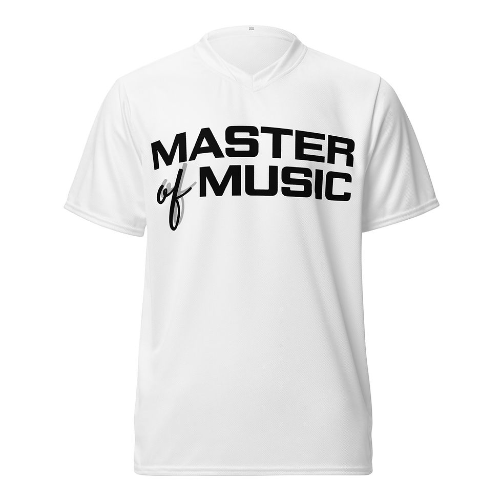 Thumbnail: Recycled Unisex Sports T-Shirt - Master of Music
