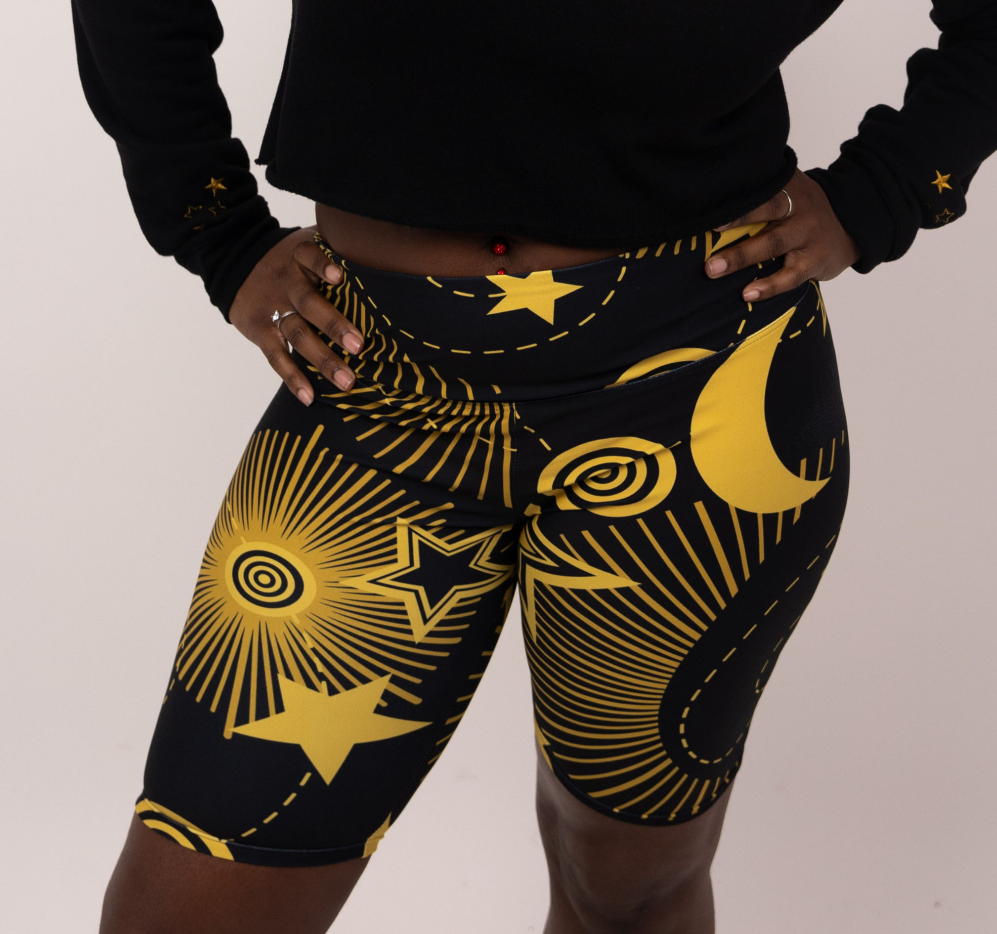 Model 4 - Hollywood Star Biker Shorts