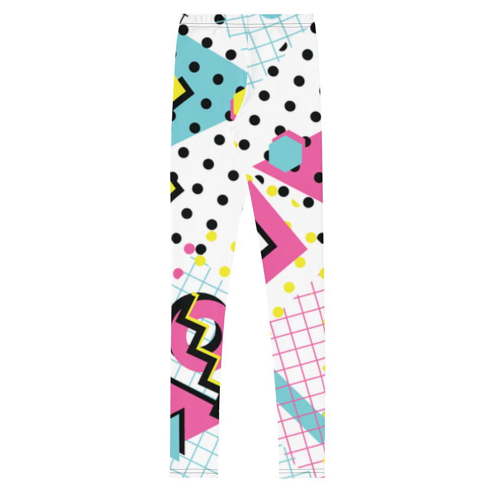 Thumbnail: Back - Art Attack - Youth Leggings
