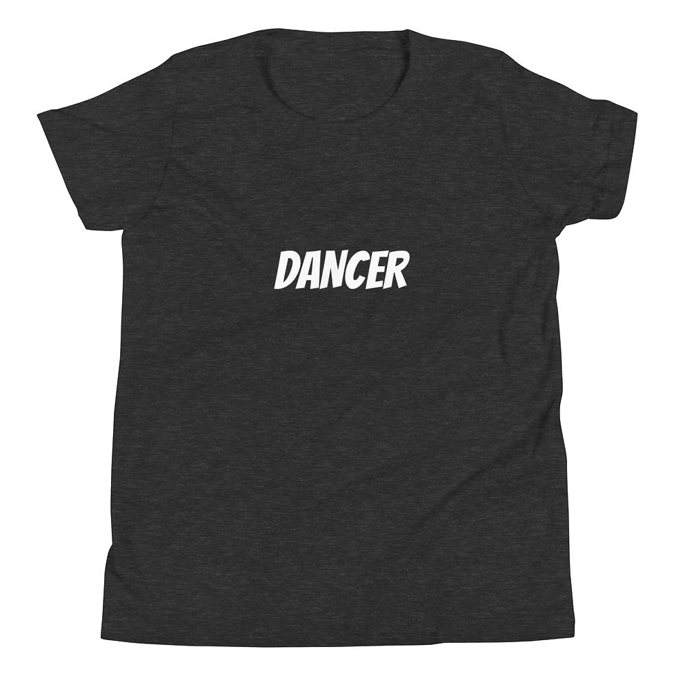 Thumbnail: Dancer Youth T-Shirt in Dark Grey Heather