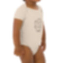 Baby Model - Gingerbread Cookie - Christmas - Organic Cotton Baby Grow - Colour - Organic Natural