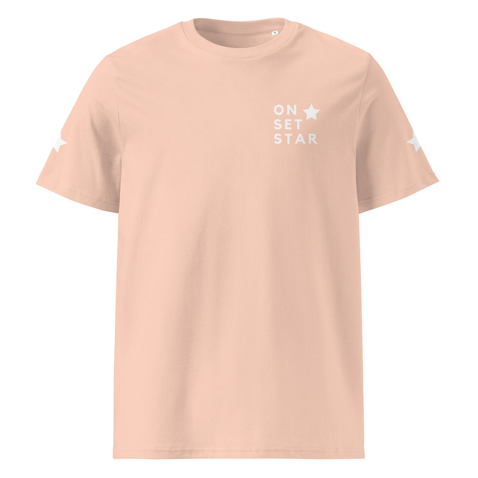 Thumbnail: Front - Photographer T-shirt in Fraiche Peche