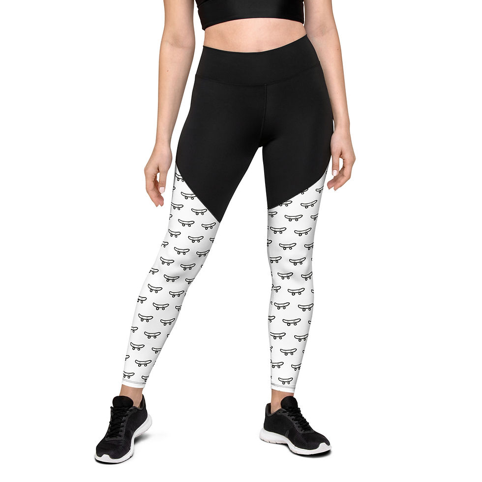 Thumbnail: Women's Sports Leggings - Skateboard - Art by KG_Mind