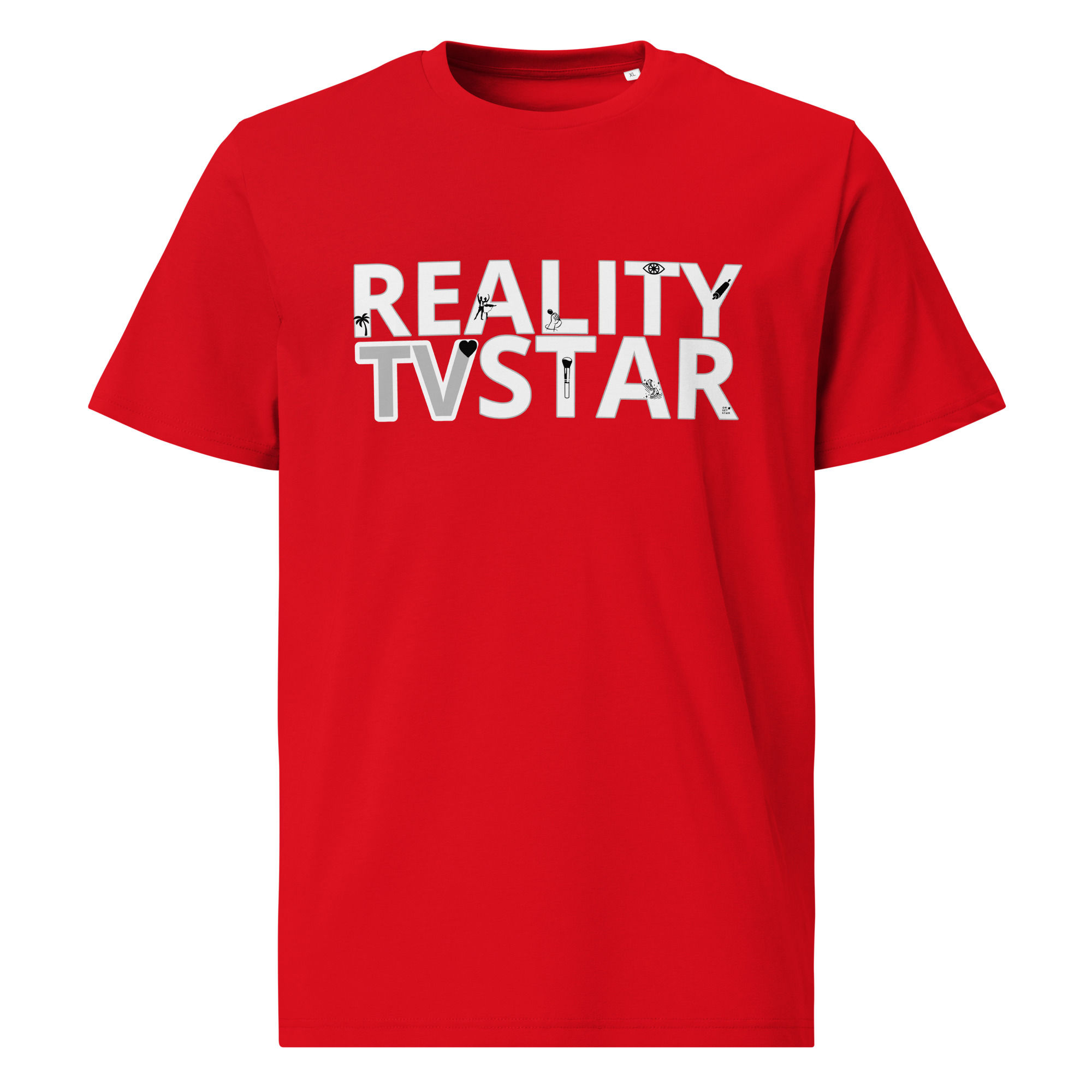 Reality TV Star T-shirt in Red