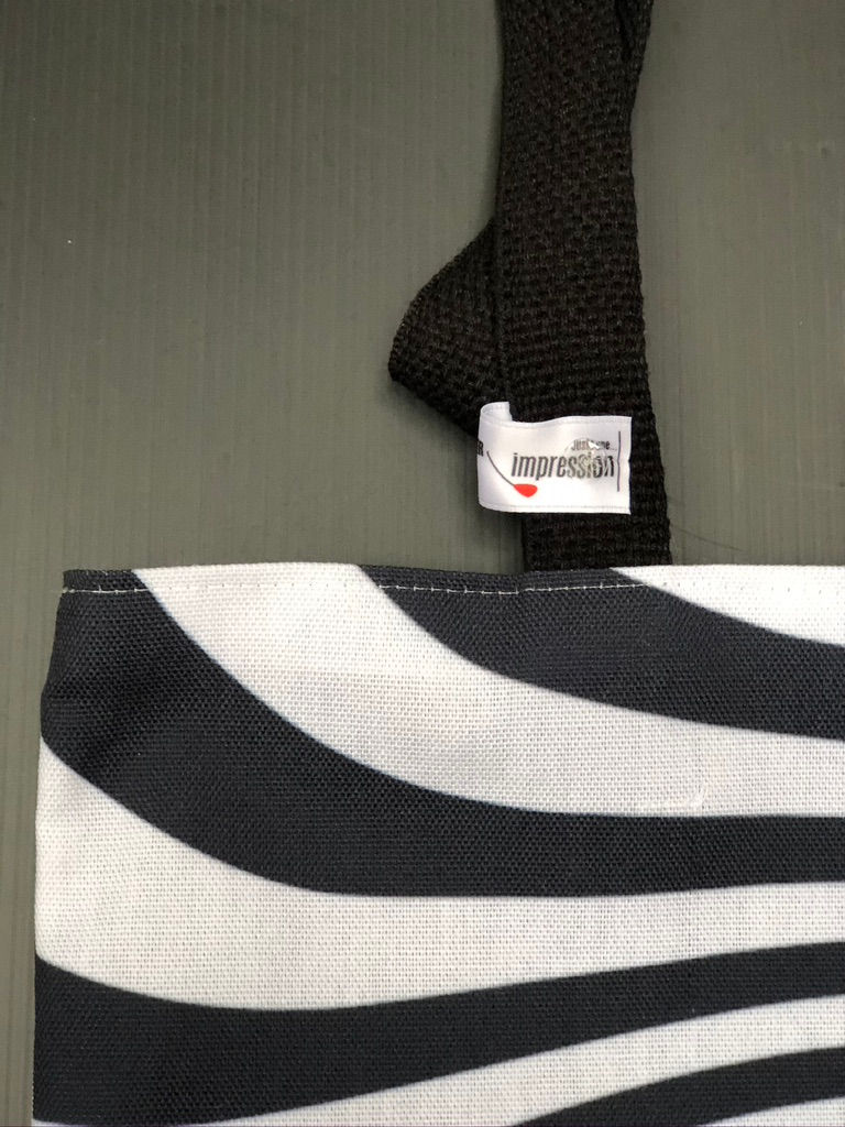 Miniature : sac psychédélique noir & blanc