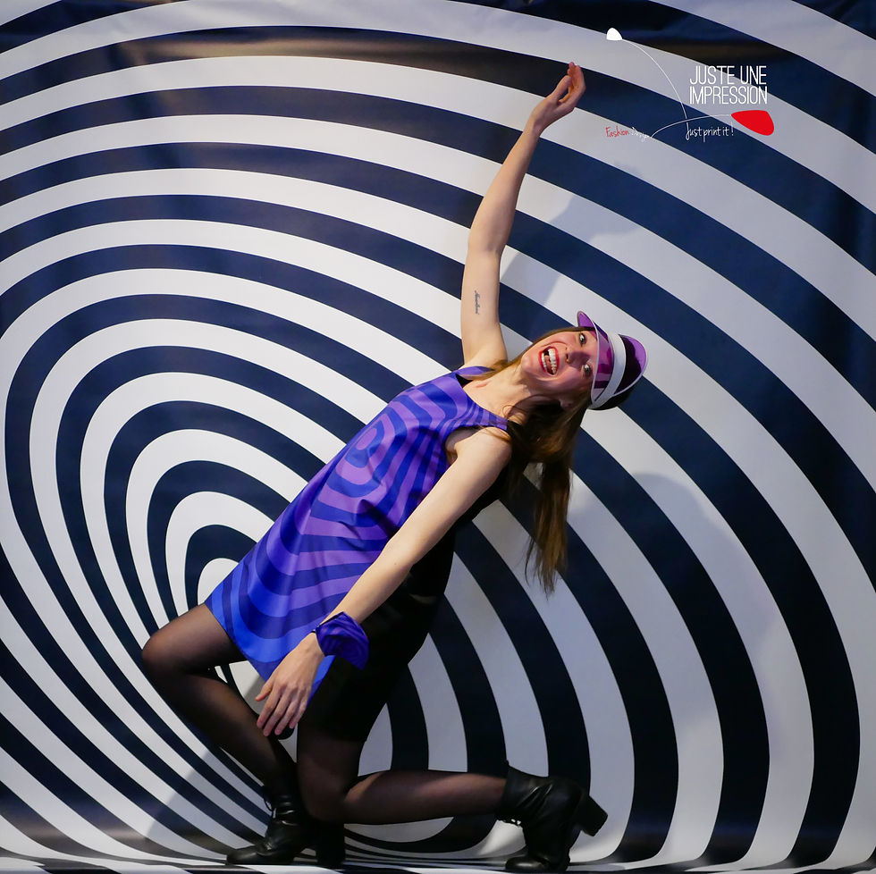 Thumbnail: robe seventies dégradé inspiration Verner Panton