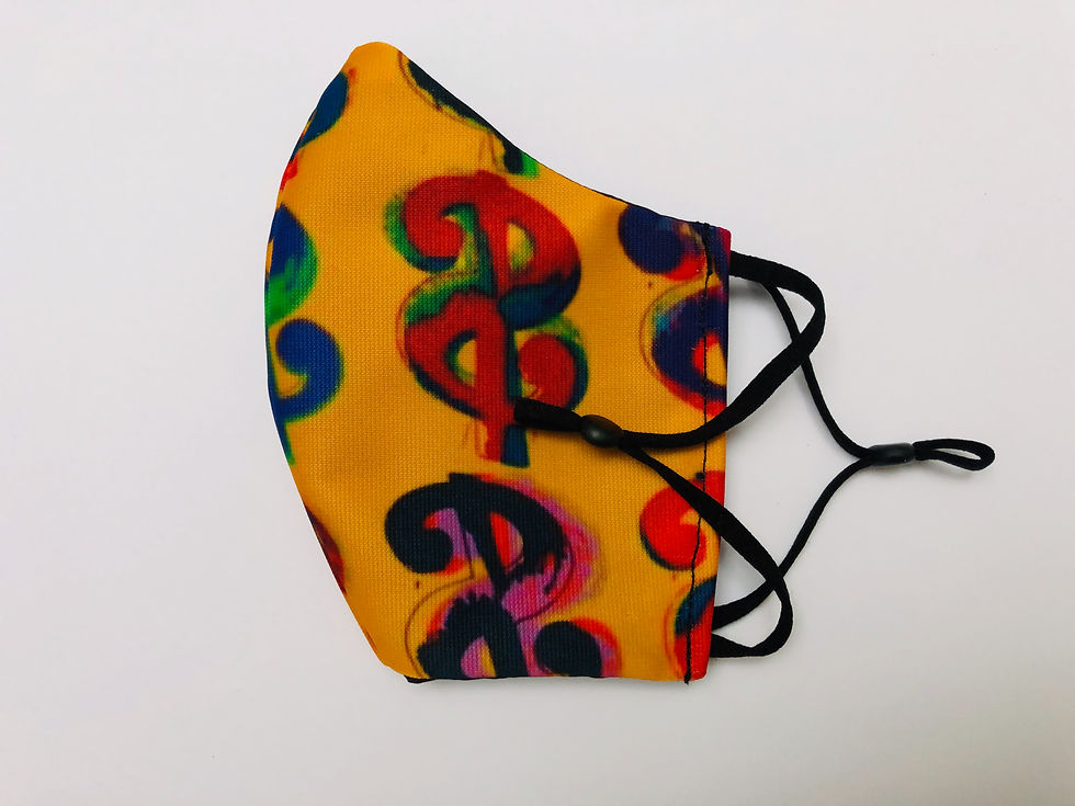 Thumbnail: Masque tissu imprimé $$$ façon Andy Warhol