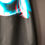 Thumbnail: robe Blondie in Black effet 3D / Debbie Harry iconic dress 3D effect blue/red