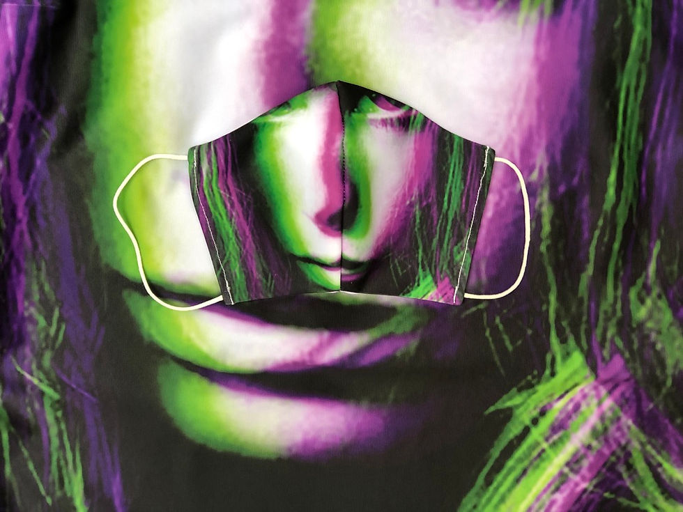 Thumbnail: Masque unique iconique Jane Birkin 3D effect