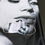 Miniature : Masque unique iconique Françoise Hardy effet trame Noir et Blanc