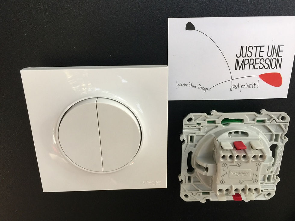 Miniature : interrupteur double à personnaliser