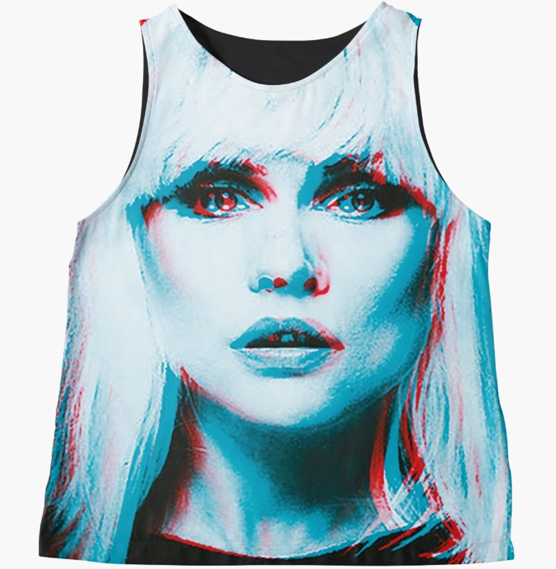 Thumbnail: top sans manche/débardeur imprimé Blondie dos noir