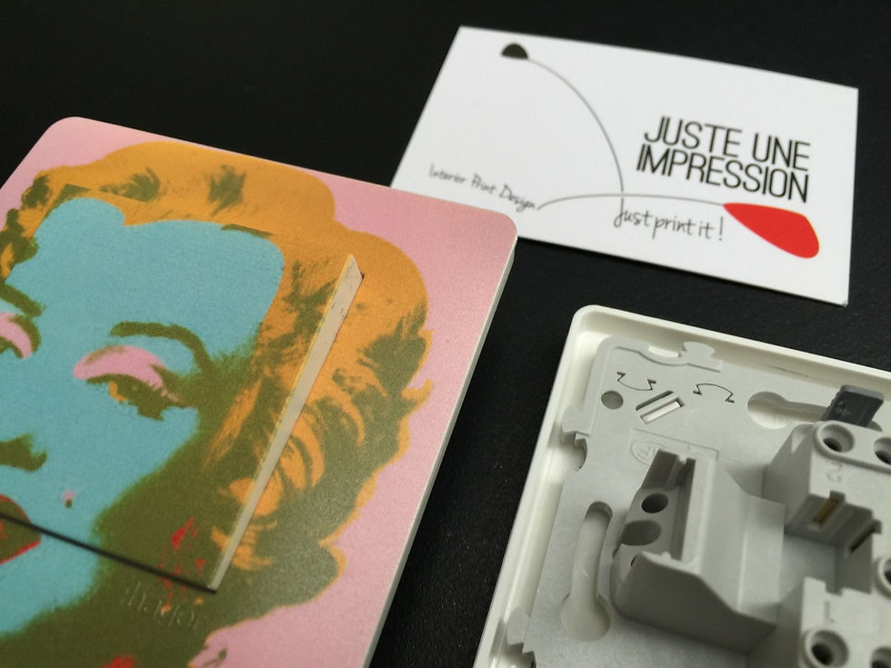 Miniature : Interrupteur Marilyn Yellow by Andy Warhol