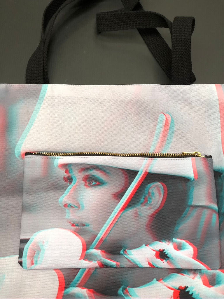 Thumbnail: sac Audrey Hepburn effet 3D