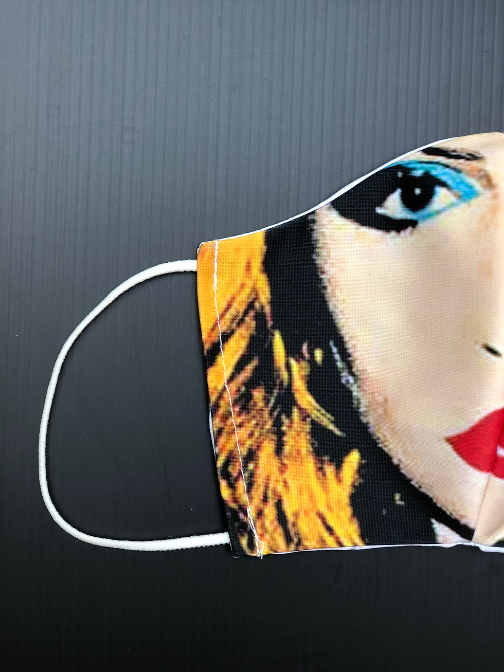Thumbnail: Masque unique iconique Debbie Harry / Blondie façon Andy Warhol