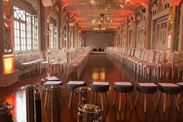 styliste Véronique FOURNIER défilé Fashion Night Couture - FNC the network of excellence Paris - Salon des miroirs 25/04/2018