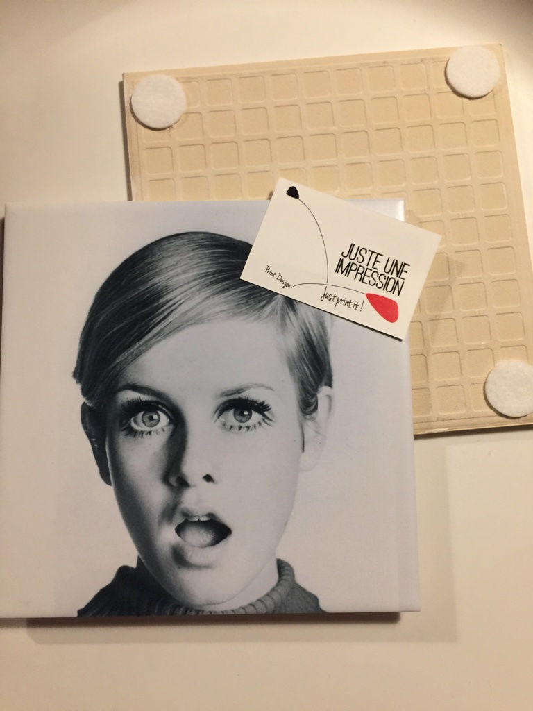 Thumbnail: dessous de plat en faïence imprimée Twiggy