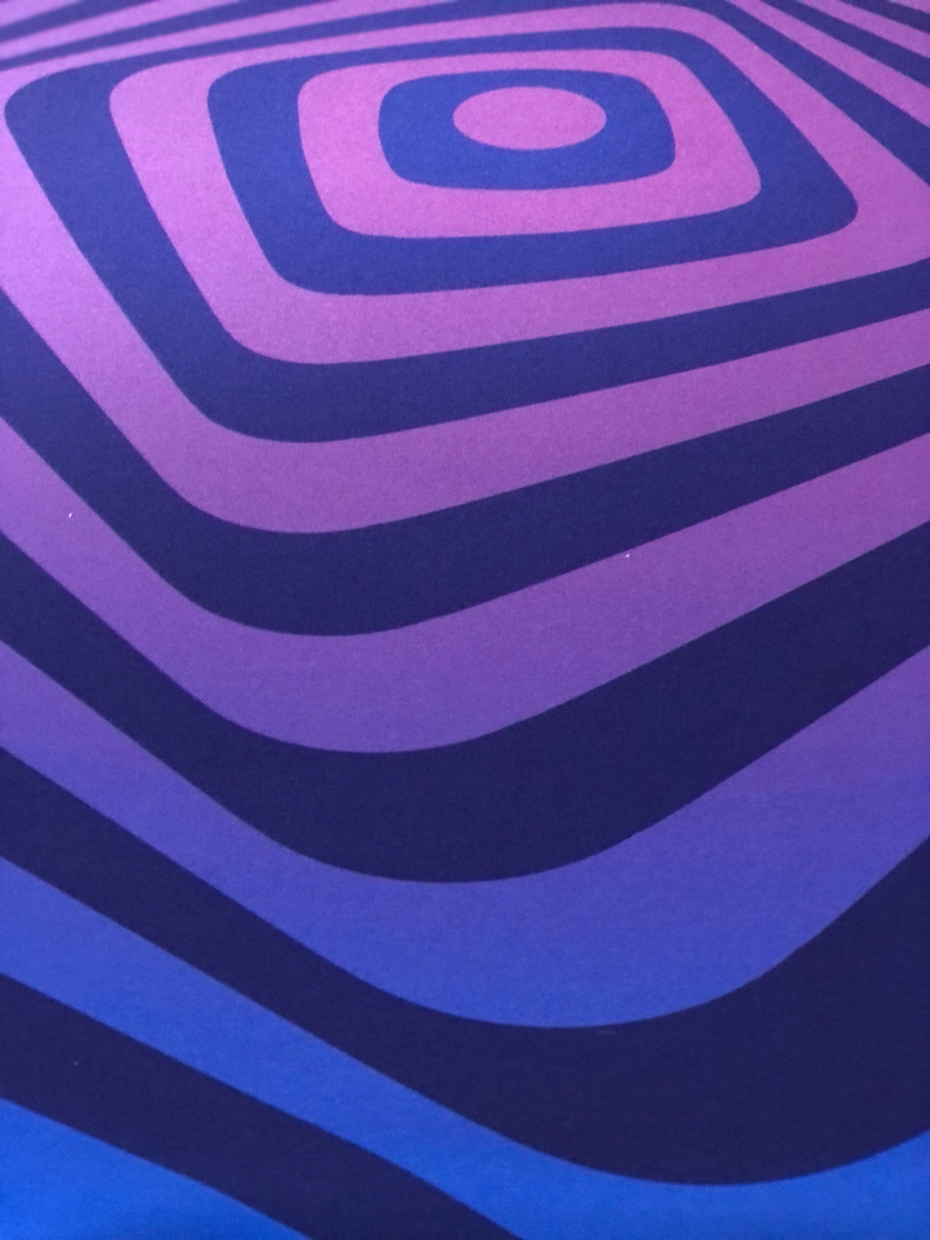 robe seventies dégradé inspiration Verner Panton