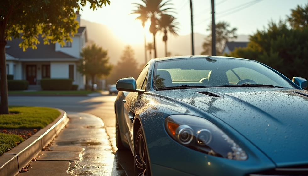 Mobile car wash in Beverly Hills