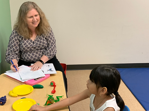 Diagnostician performing an evaluation, Autism Diagnosis San Antonio, Autism Therapy San Antonio, PACT Therapy, ABA Therapy alternatives, Autism Screenings in San Antonio
