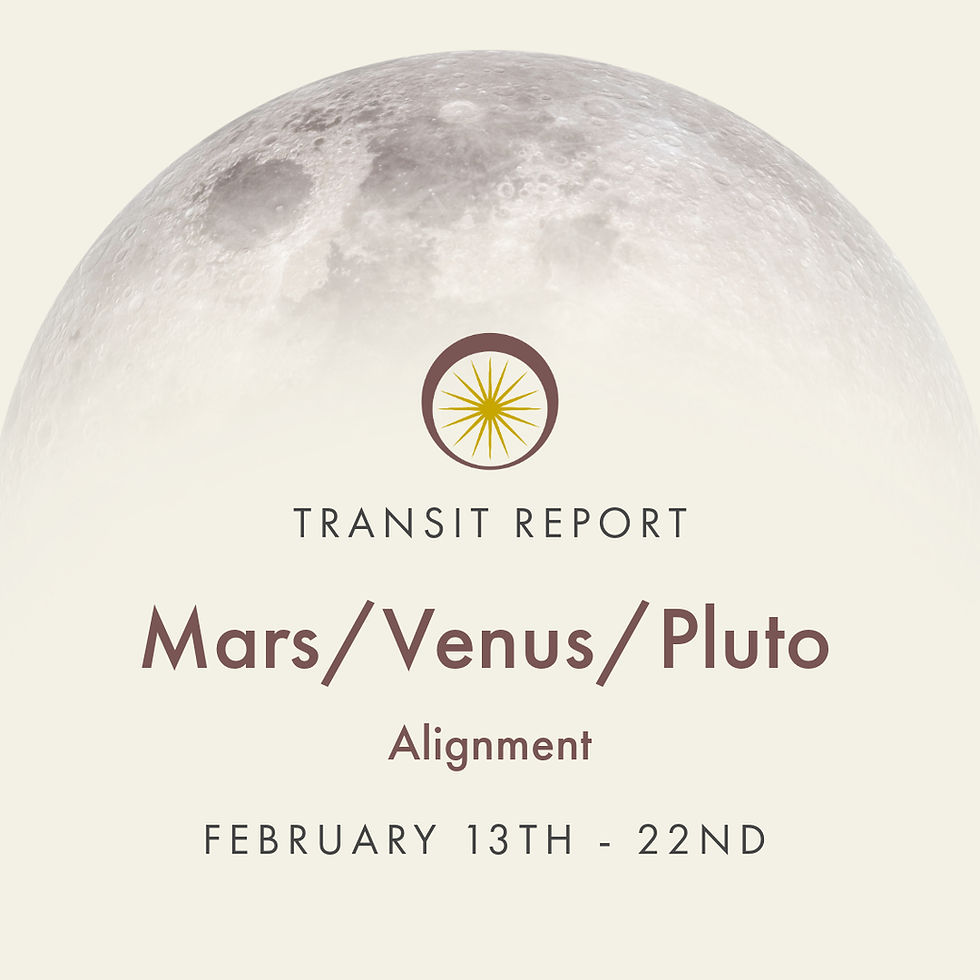 Astrology Transit Report on Mars Venus Pluto Alignment in February 2024