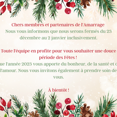 Joyeuses fêtes