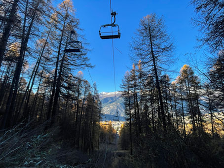 Summer ski lifts in Via Lattea and Sauze d'Oulx from The Hideaway Apartments. E-biking and hiking routes to Jovenceaux from The Hideaway Apartments