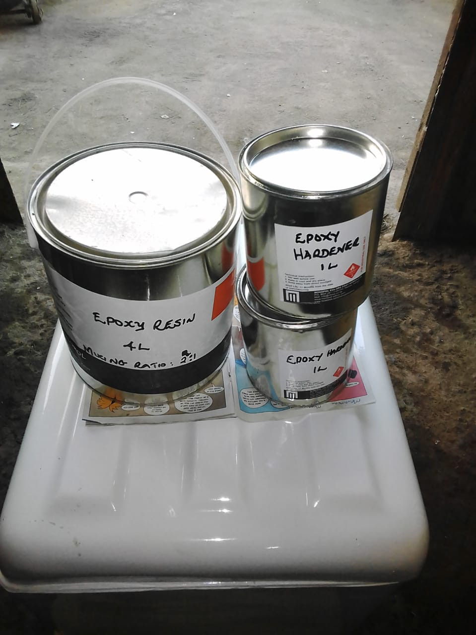 EPOXY RESIN + HARDENER