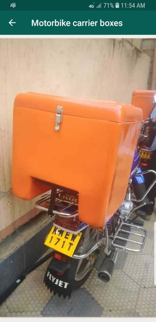 Thumbnail: Courier boxes for motorbikes