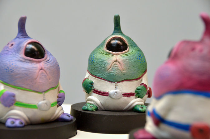 Zyklopen Aliens Kunstharz Modelle