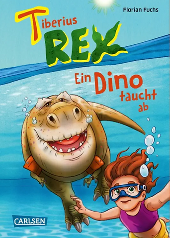 Buchcover "Tiberius Rex - Ein Dino taucht ab"