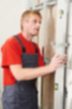 Plasterer working, Plaster Contracto