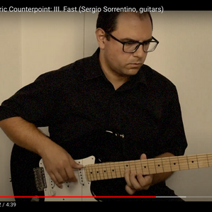 New Video on YouTube! Steve Reich - Electric Counterpoint - Sergio Sorrentino (Guitars)