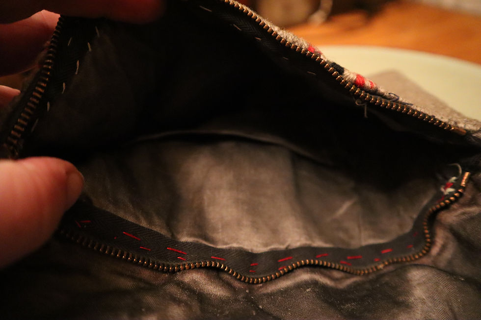 Thumbnail: 1930s Chimayo  Ganscraft Grey Chimayo Clutch Purse