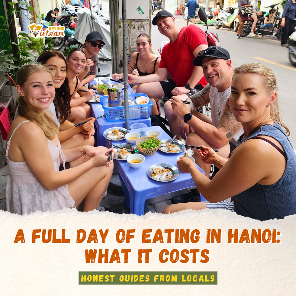 How Much Does a Full Day of Eating Cost in Hanoi