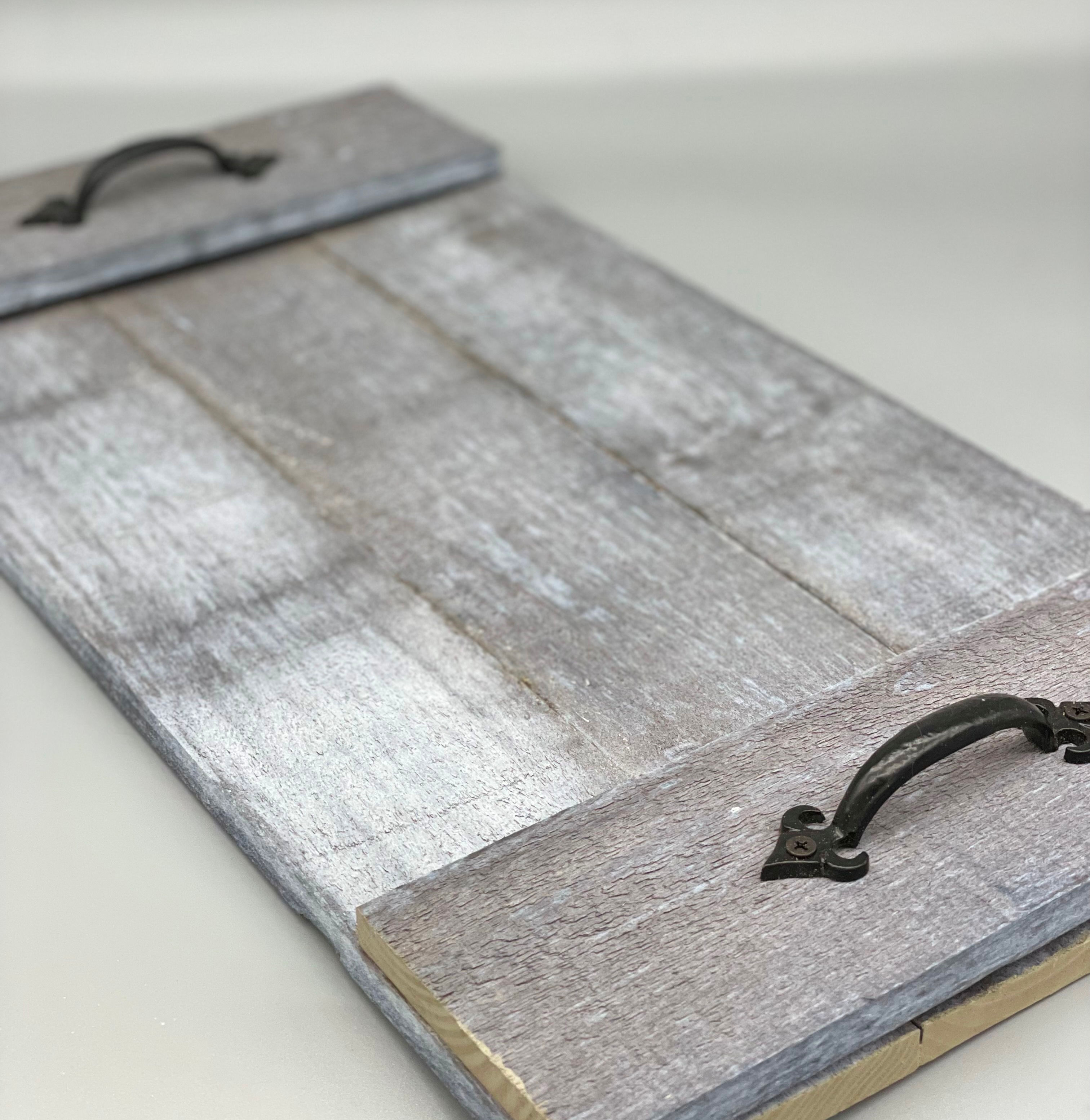 Rustic Gray Tray