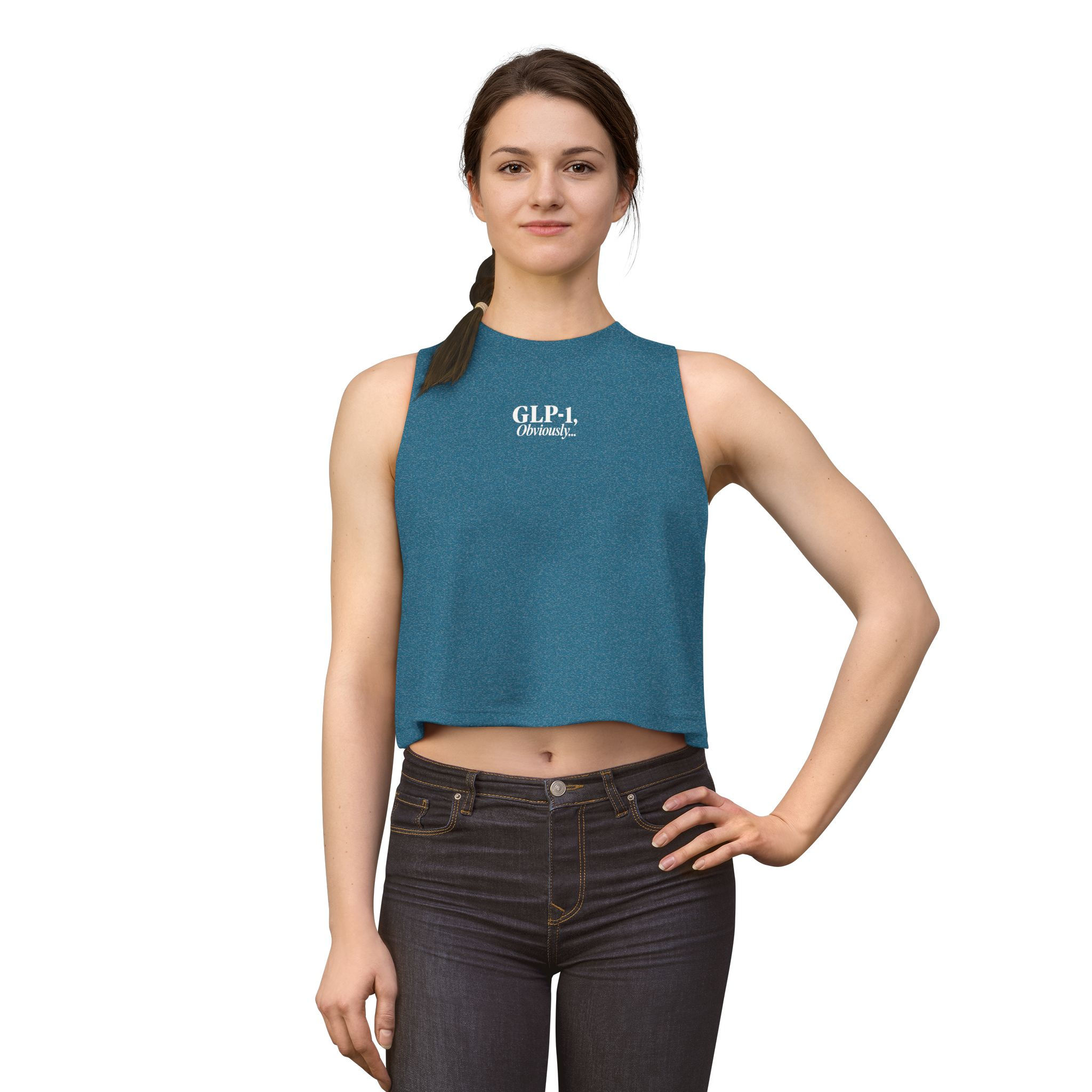 GLP-1, Obviously... Crop Tank Top | Loose Cropped Tank