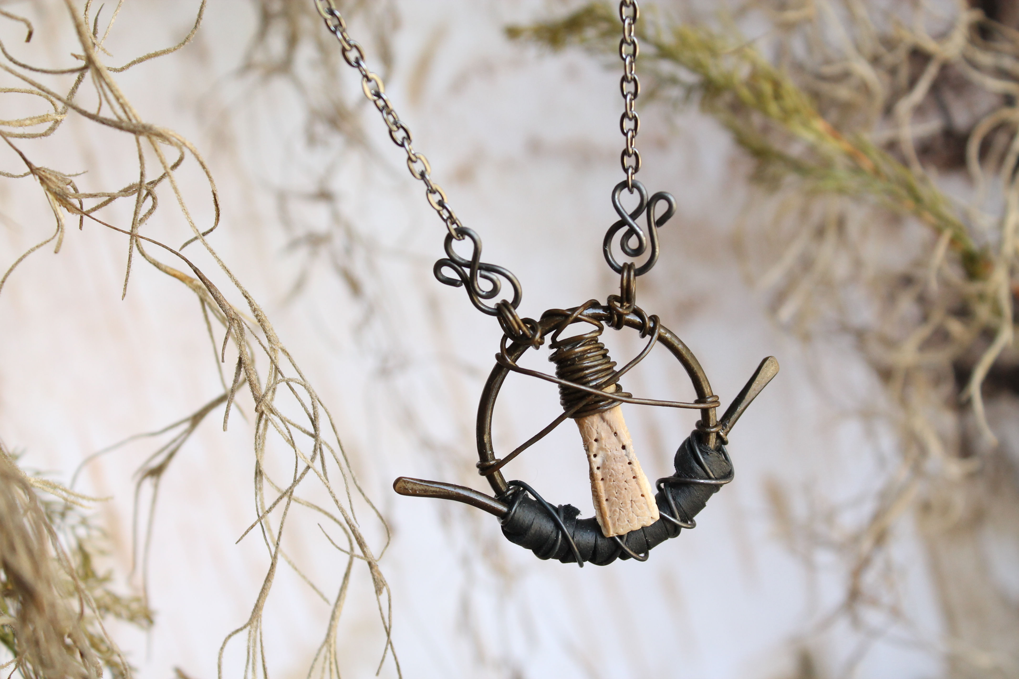 Armadillo Shield * Bone * Iron * Leather