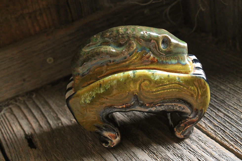 Thumbnail: *Gator Bayou Box * Hand Carved *