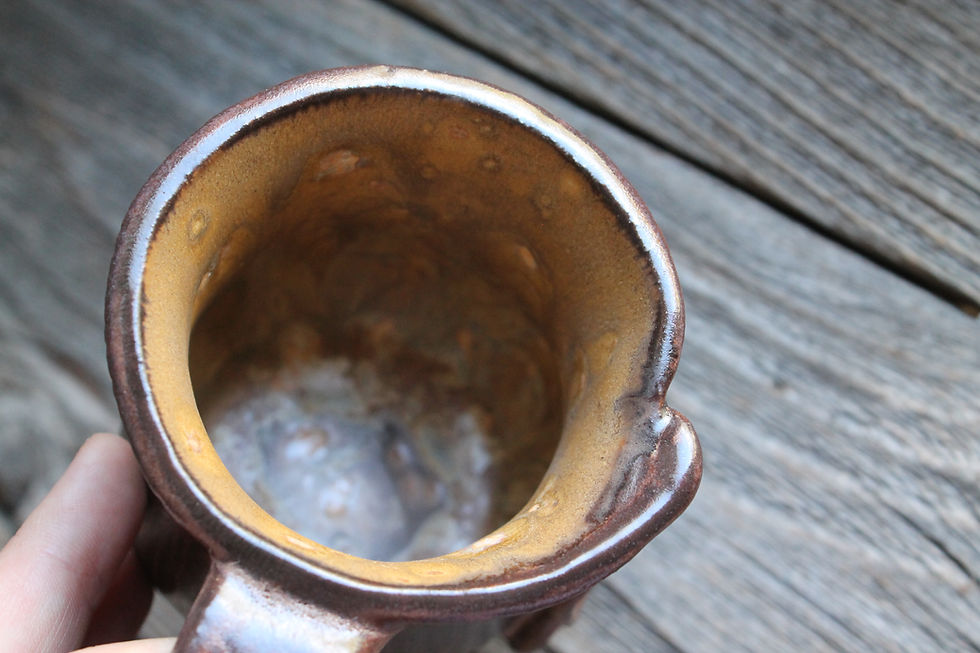 Thumbnail: * Burlap Gator Button Mug *