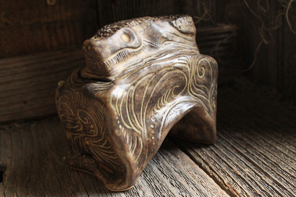Thumbnail: *Gator Bayou Box * Hand Carved *