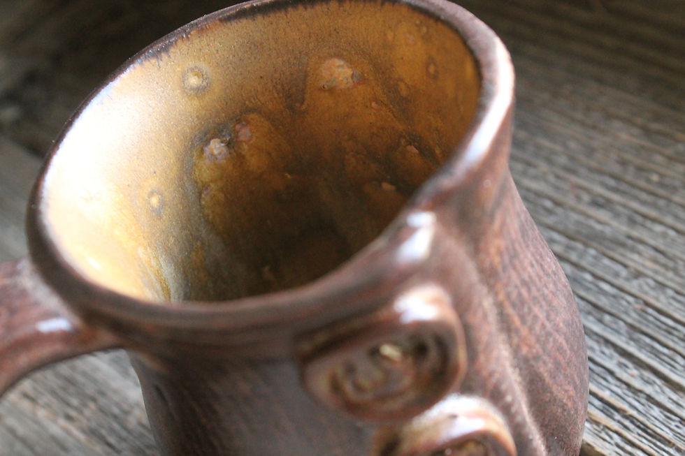 Thumbnail: * Burlap Gator Button Mug *