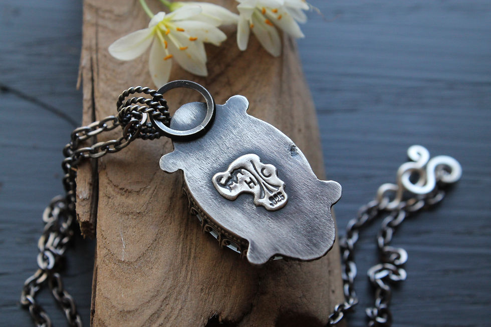 Thumbnail: Butterfly Wing * Sterling & Fine Silver * Spring Swamp Locket