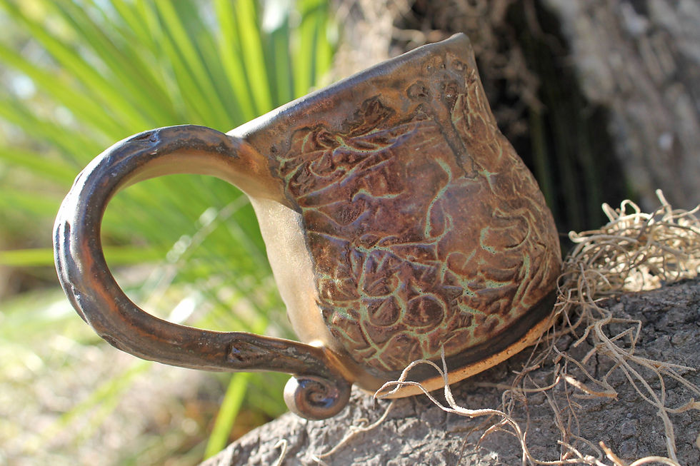 Thumbnail: * Golden Afternoon * Spanish Moss Mug*